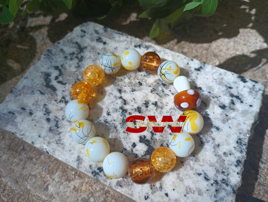 Mushroom Charmed stretch bracelet