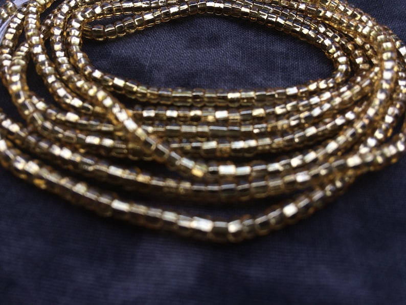 Gold waistbead