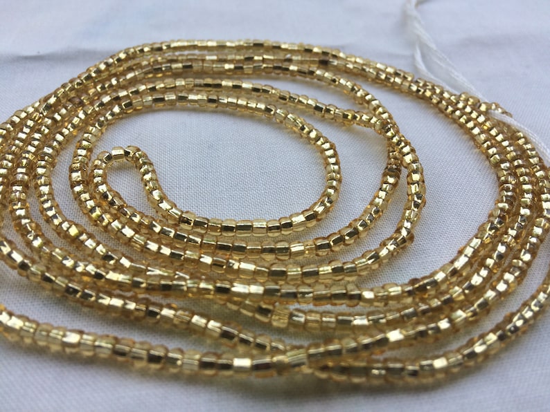 Gold waistbead